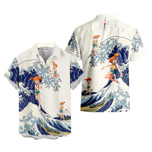 Misty Kasumi Hawaiian Shirt - Great Wave Style