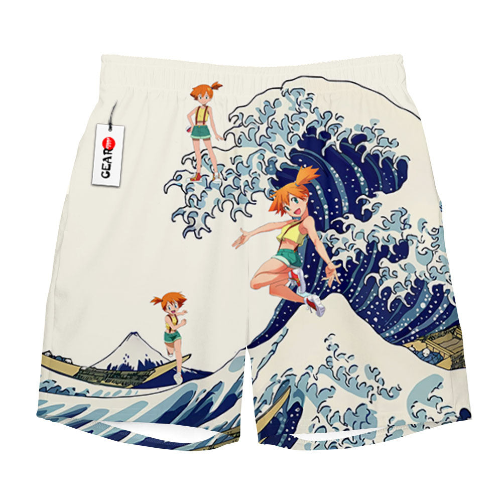 Misty Kasumi Beach Shorts - Great Wave Edition
