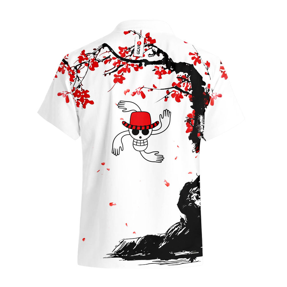 Nico Robin Hawaiian Shirt - Cherry Blossom Style