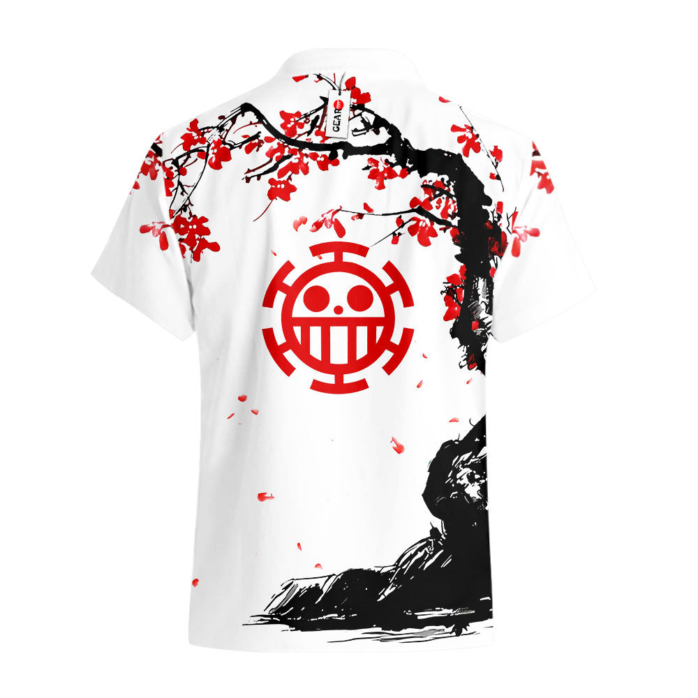 Law Hawaiian Shirt - Cherry Blossom Style
