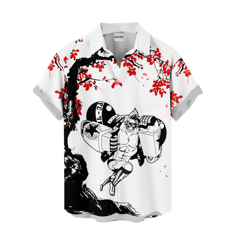 Franky Hawaiian Shirt - Cherry Blossom Style