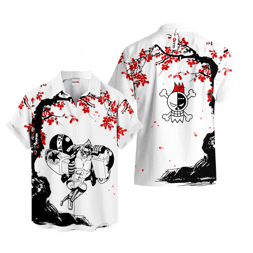 Franky Hawaiian Shirt - Cherry Blossom Style