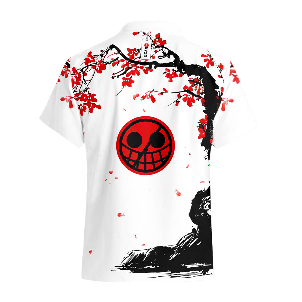 Doflamingo Hawaiian Shirt - Cherry Blossom Style