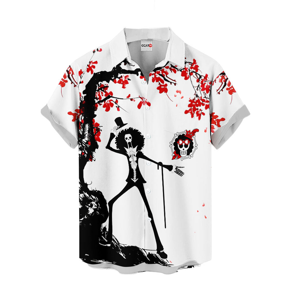 Brook Hawaiian Shirt - Cherry Blossom Style