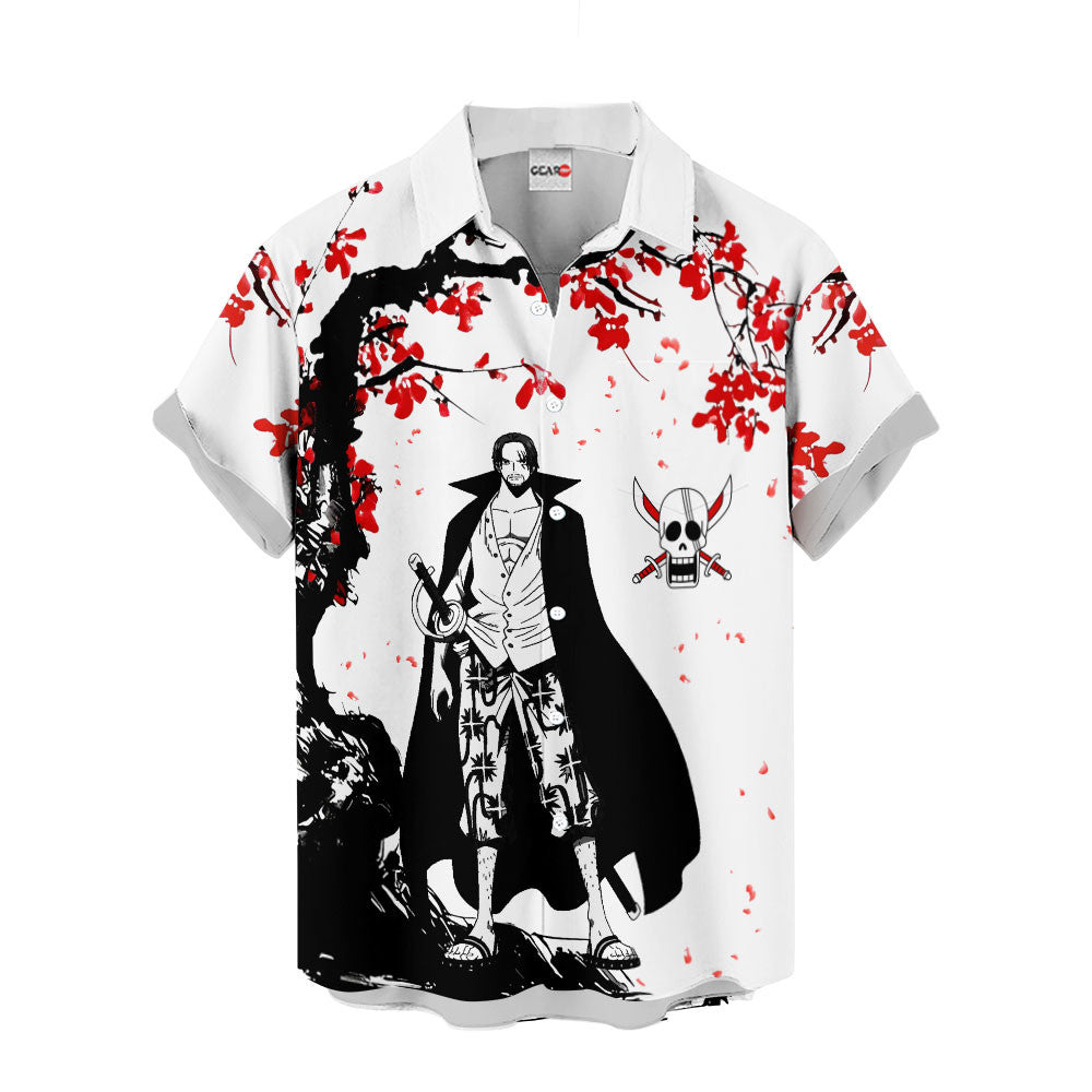 Shanks Hawaiian Shirt - Cherry Blossom Style