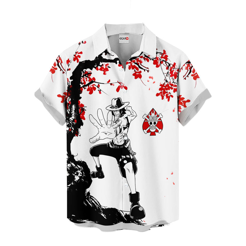 Ace Hawaiian Shirt - Cherry Blossom Style
