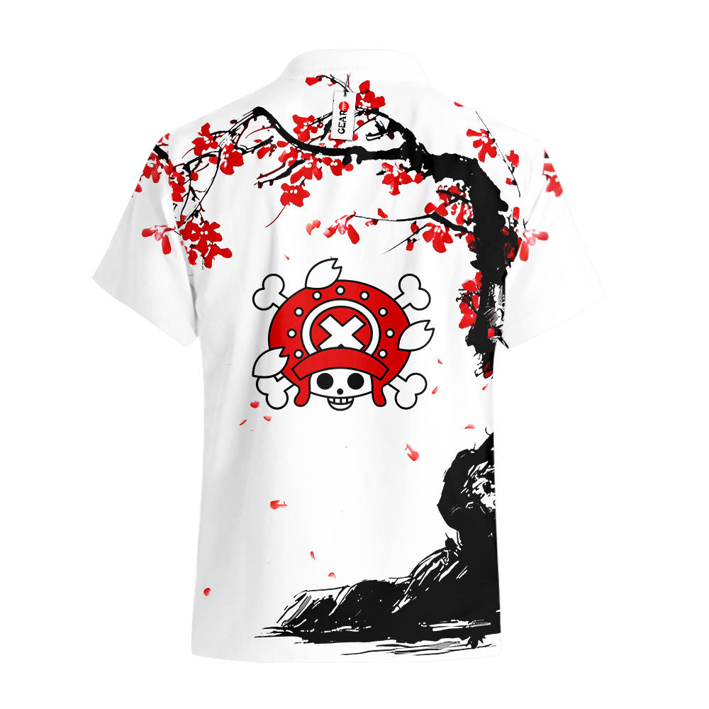 Chopper Hawaiian Shirt - Cherry Blossom Style
