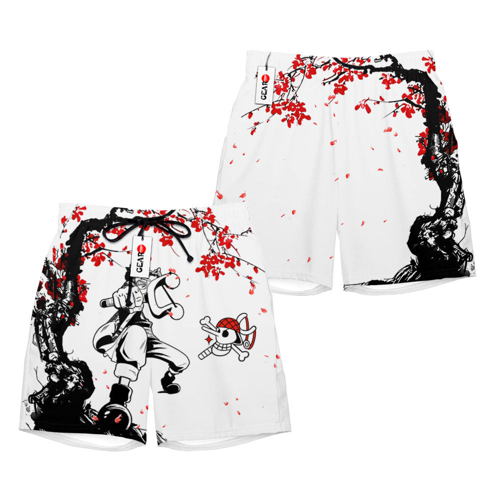 Usopp Beach Shorts - Cherry Blossom