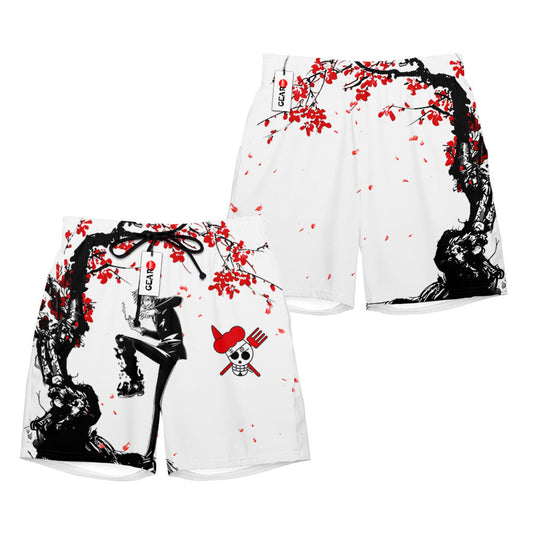 Sanji Beach Shorts - Cherry Blossom