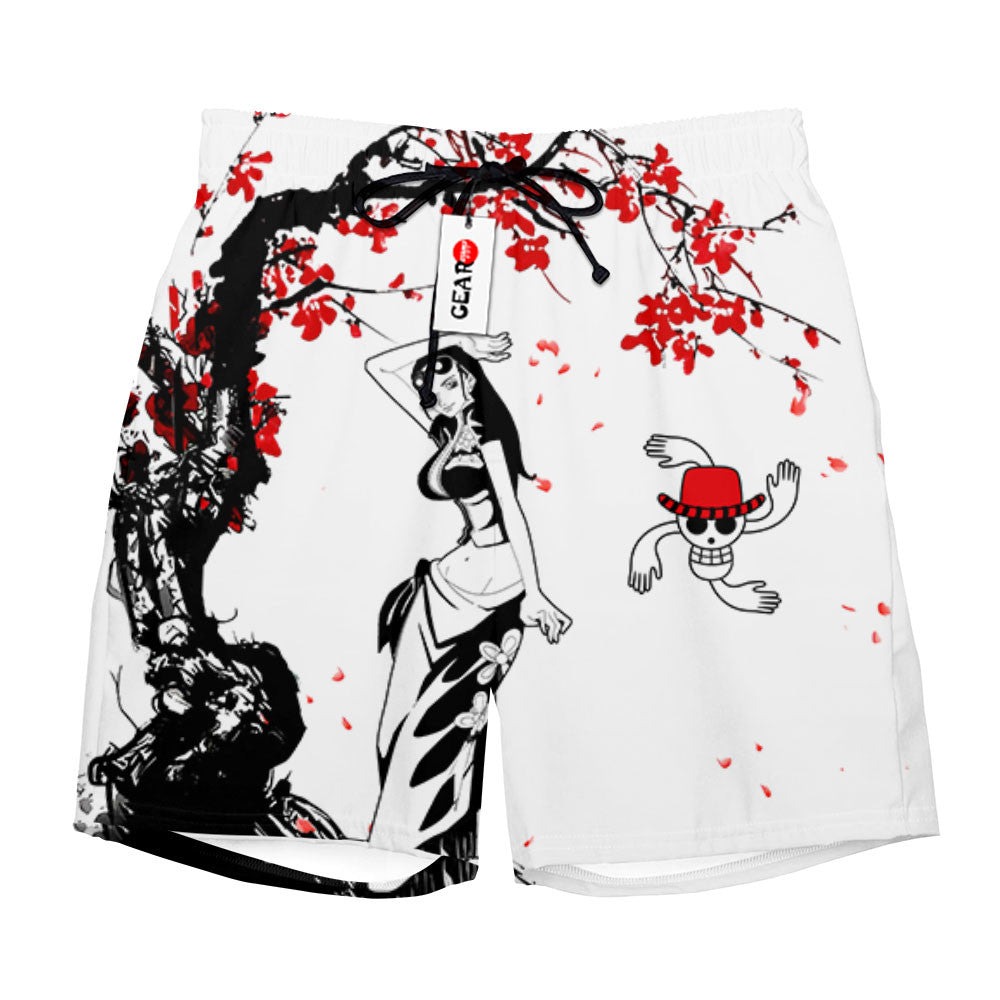 Nico Robin Beach Shorts - Cherry Blossom