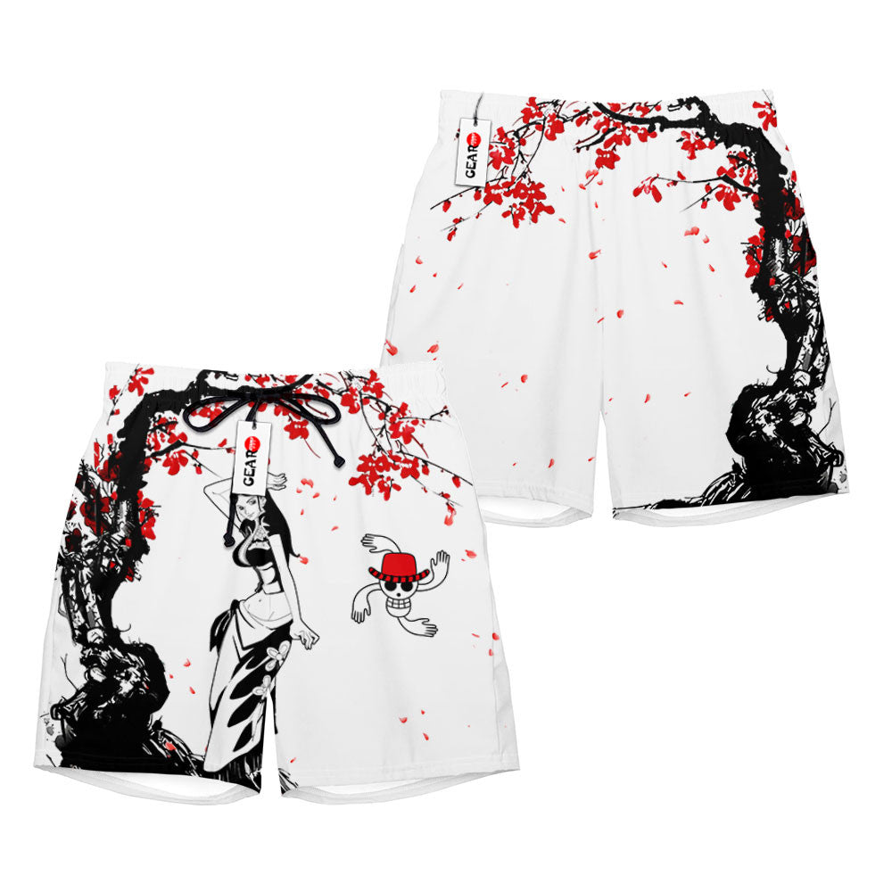 Nico Robin Beach Shorts - Cherry Blossom