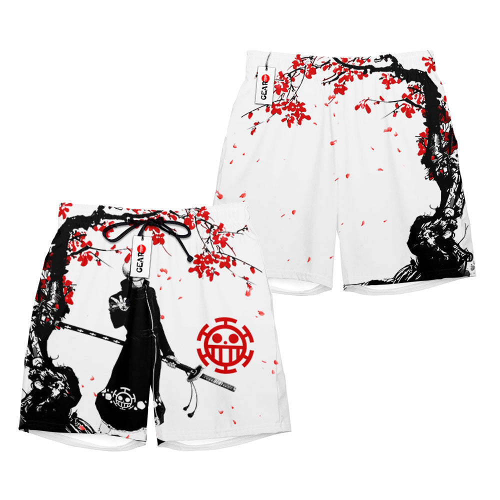 Law Beach Shorts - Cherry Blossom