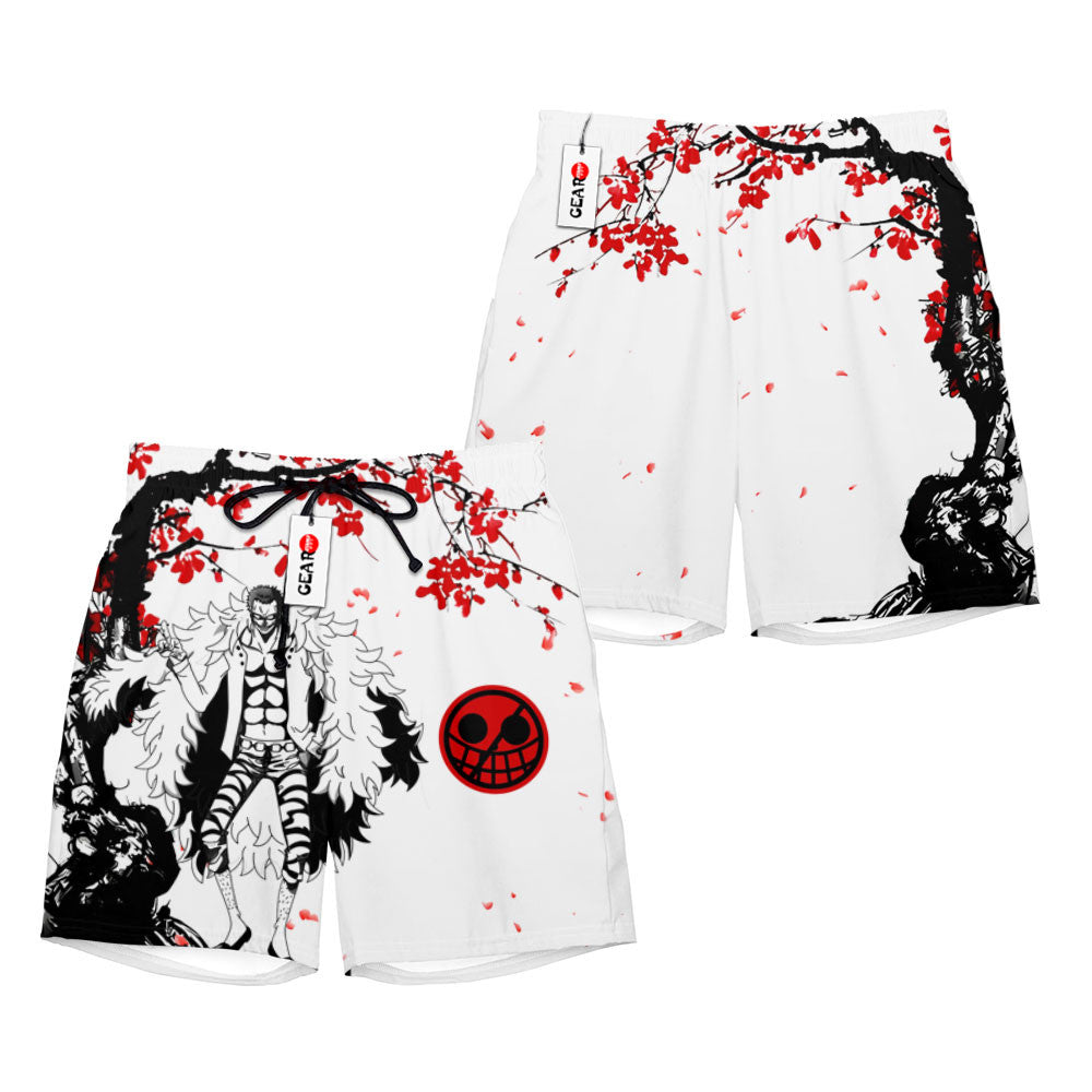 Doflamingo Beach Shorts - Cherry Blossom