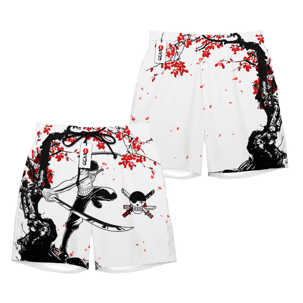 Zoro Beach Shorts - Cherry Blossom