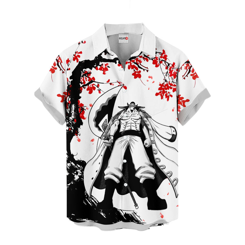 Edward Newgate Hawaiian Shirt - Cherry Blossom Style