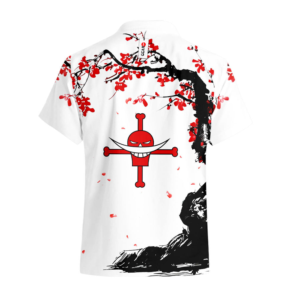 Edward Newgate Hawaiian Shirt - Cherry Blossom Style