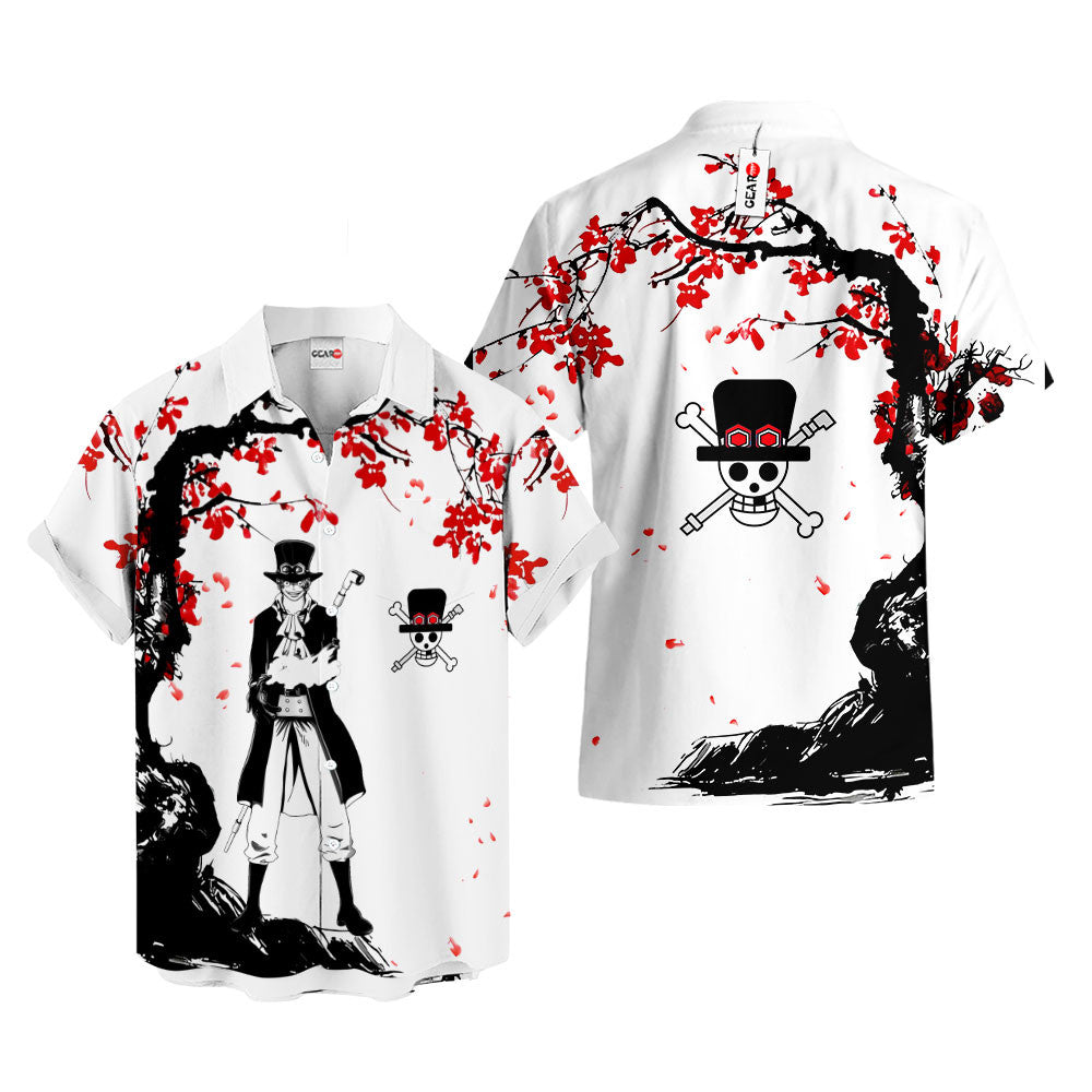 Sabo Hawaiian Shirt - Cherry Blossom Style