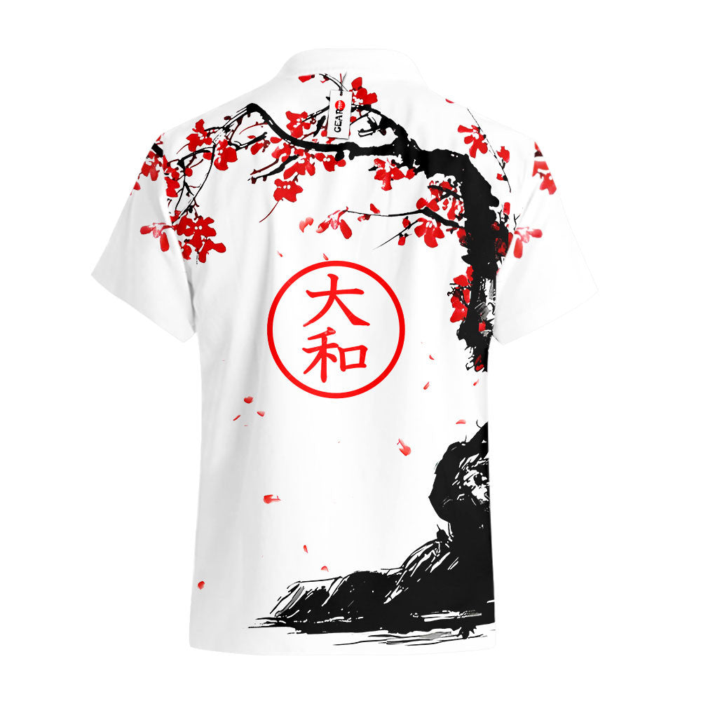 Yamato Hawaiian Shirt - Cherry Blossom Style