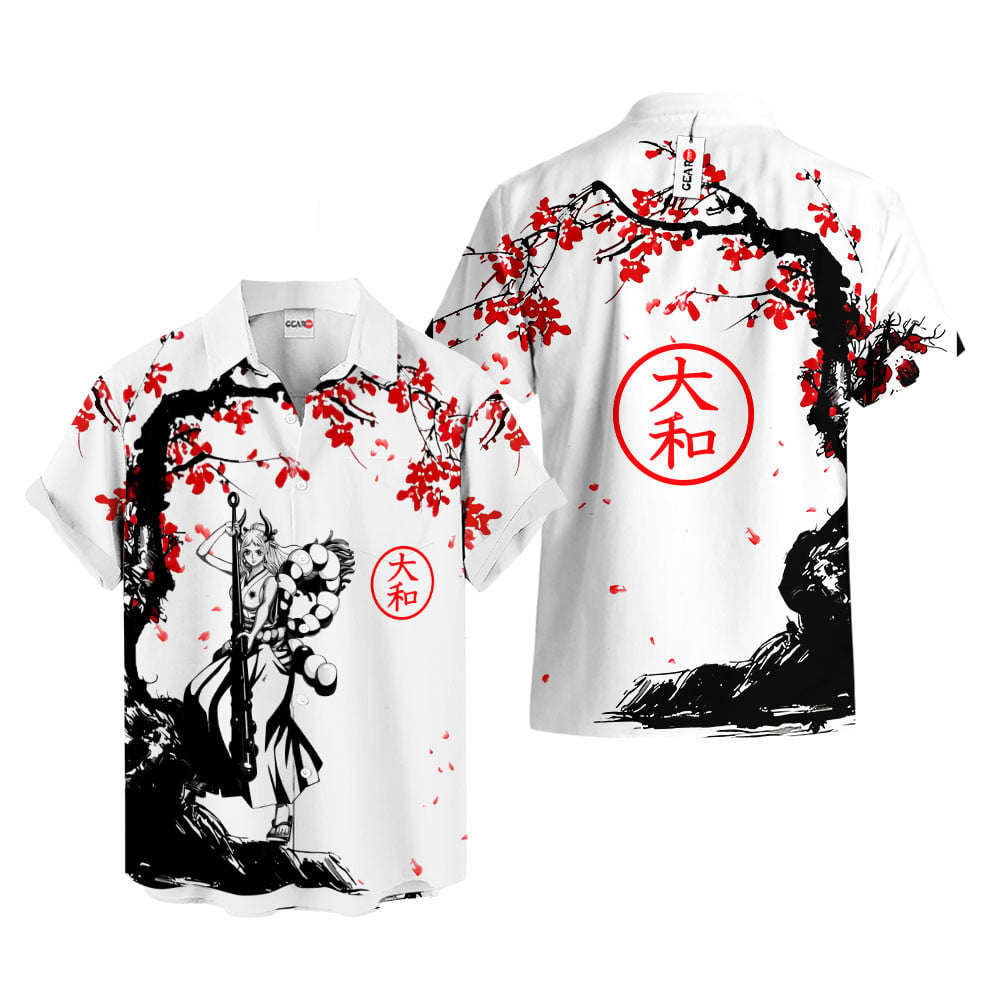 Yamato Hawaiian Shirt - Cherry Blossom Style