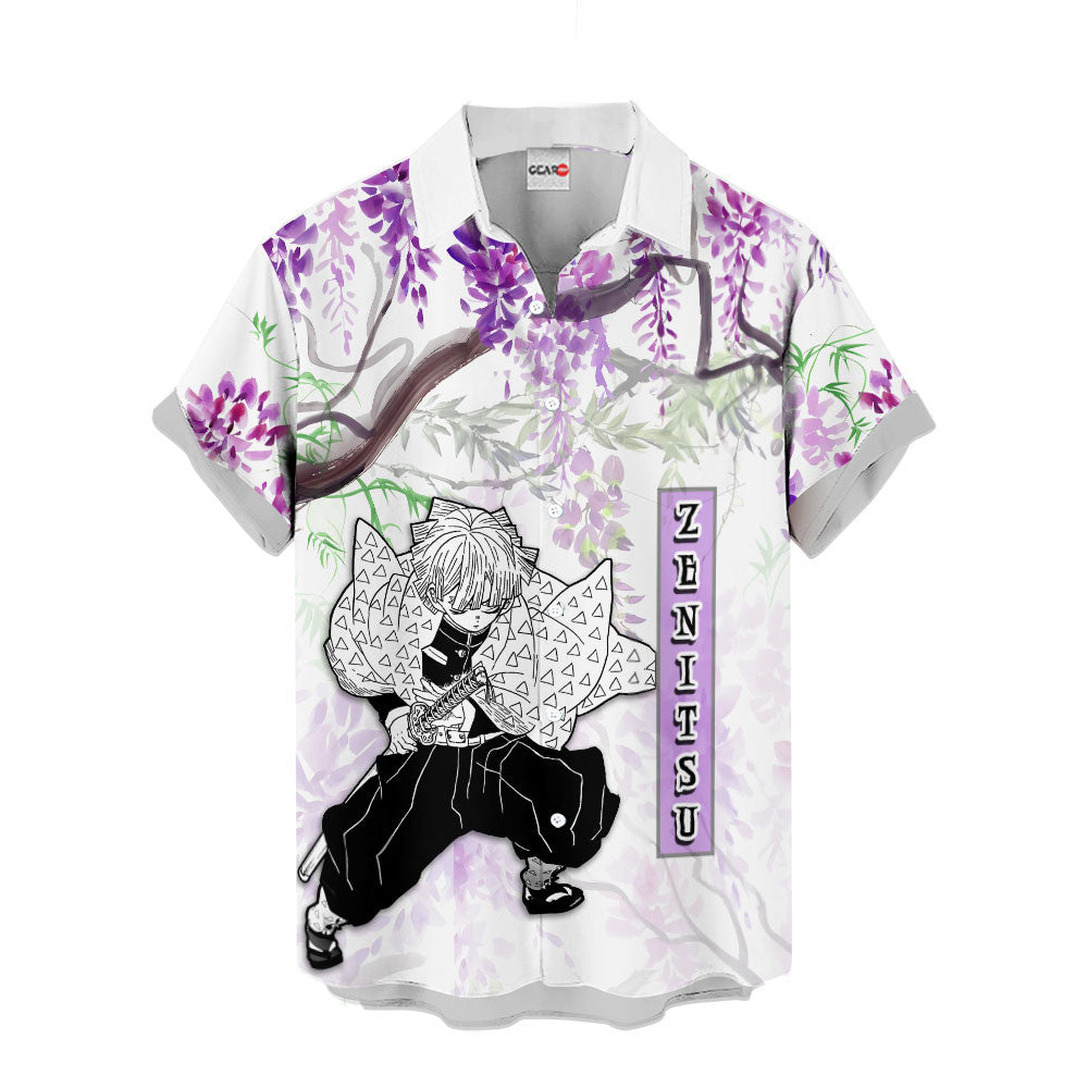 Zenitsu Hawaiian Shirt - Wisteria Style
