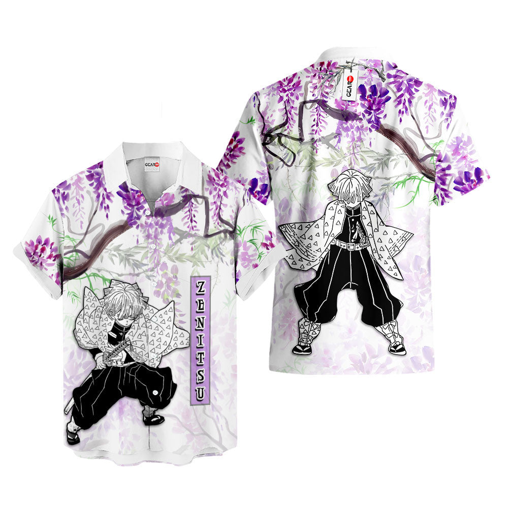 Zenitsu Hawaiian Shirt - Wisteria Style