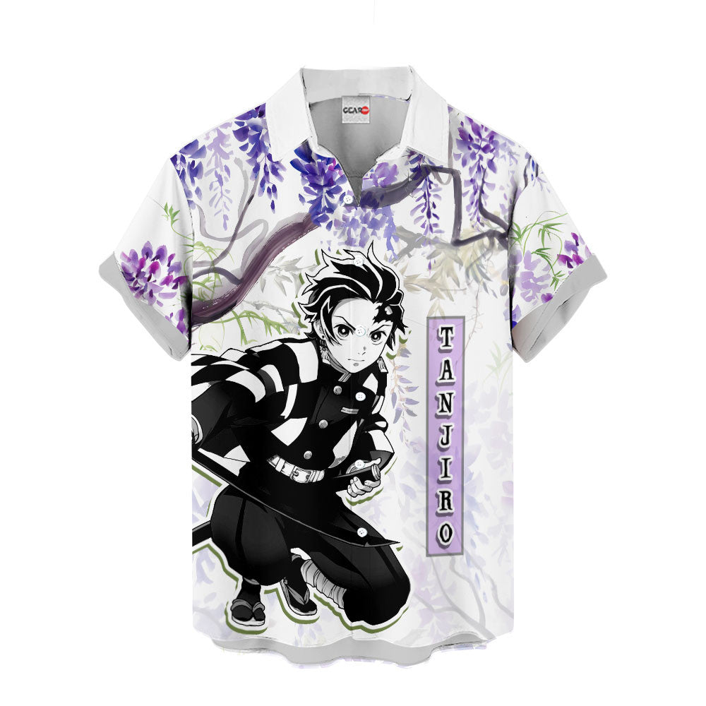 Tanjiro Hawaiian Shirt - Wisteria Style