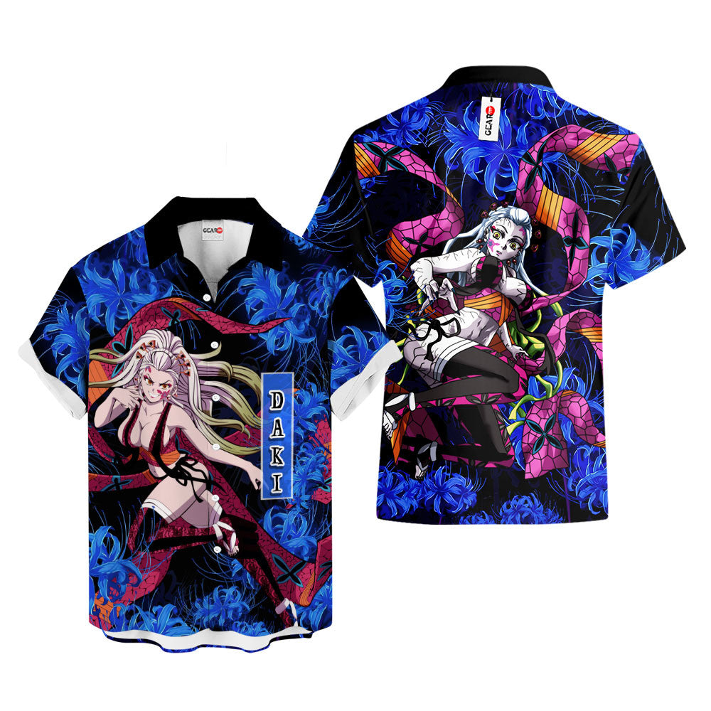 Daki Hawaiian Shirt - Blue Spider Lily