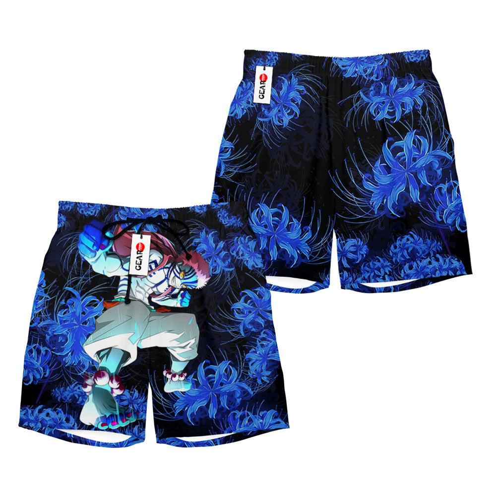 Akaza Beach Shorts - Blue Spider Lily