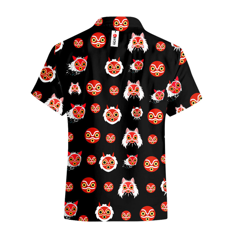 Princess Mononoke Mask Hawaiian Shirt