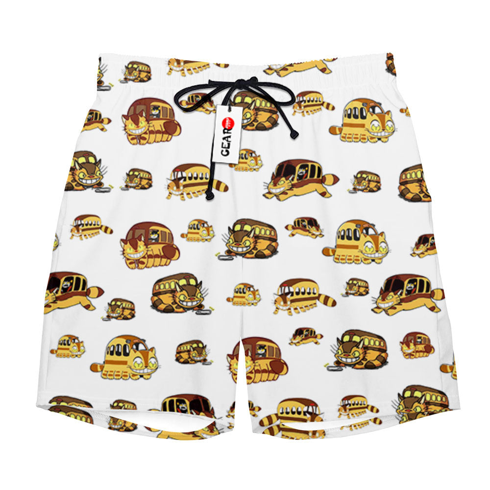 Catbus Beach Shorts - Fan Drop