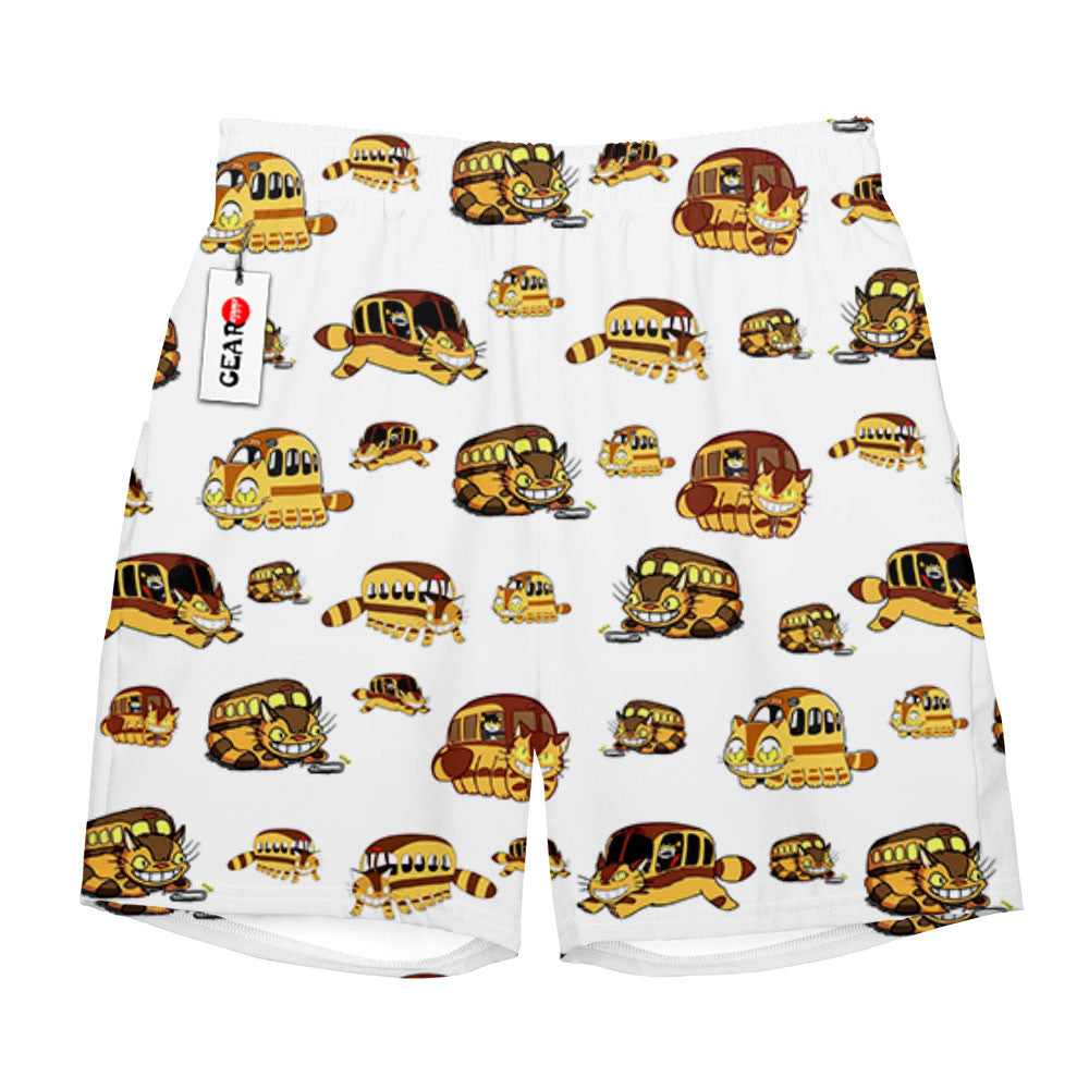 Catbus Beach Shorts - Fan Drop