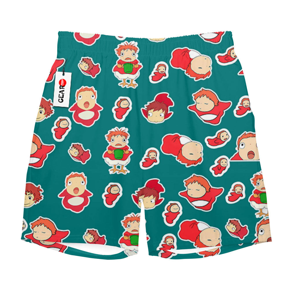 Ponyo Beach Shorts - Fan Drop