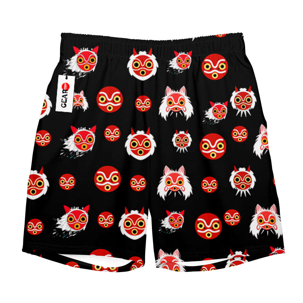 Princess Mononoke Mask Beach Shorts - Fan Drop