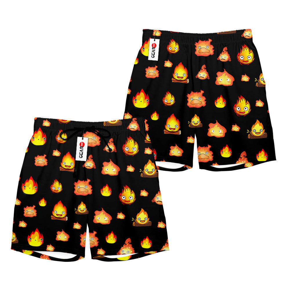 Calcifer Beach Shorts - Fan Drop