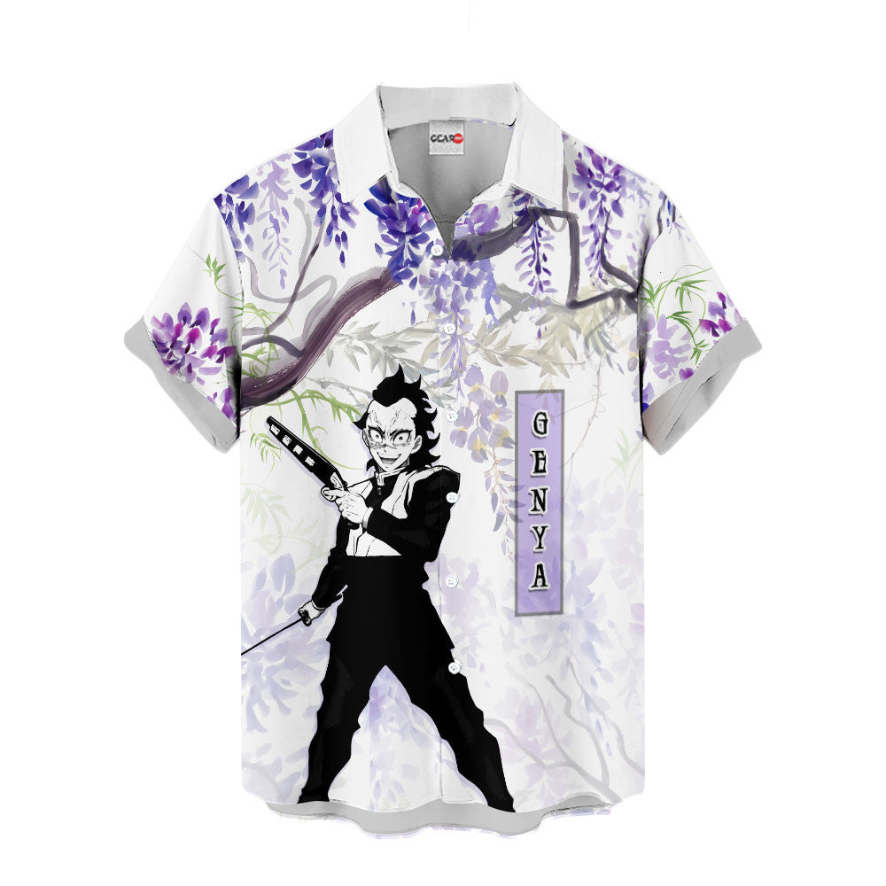 Genya Hawaiian Shirt - Wisteria Style