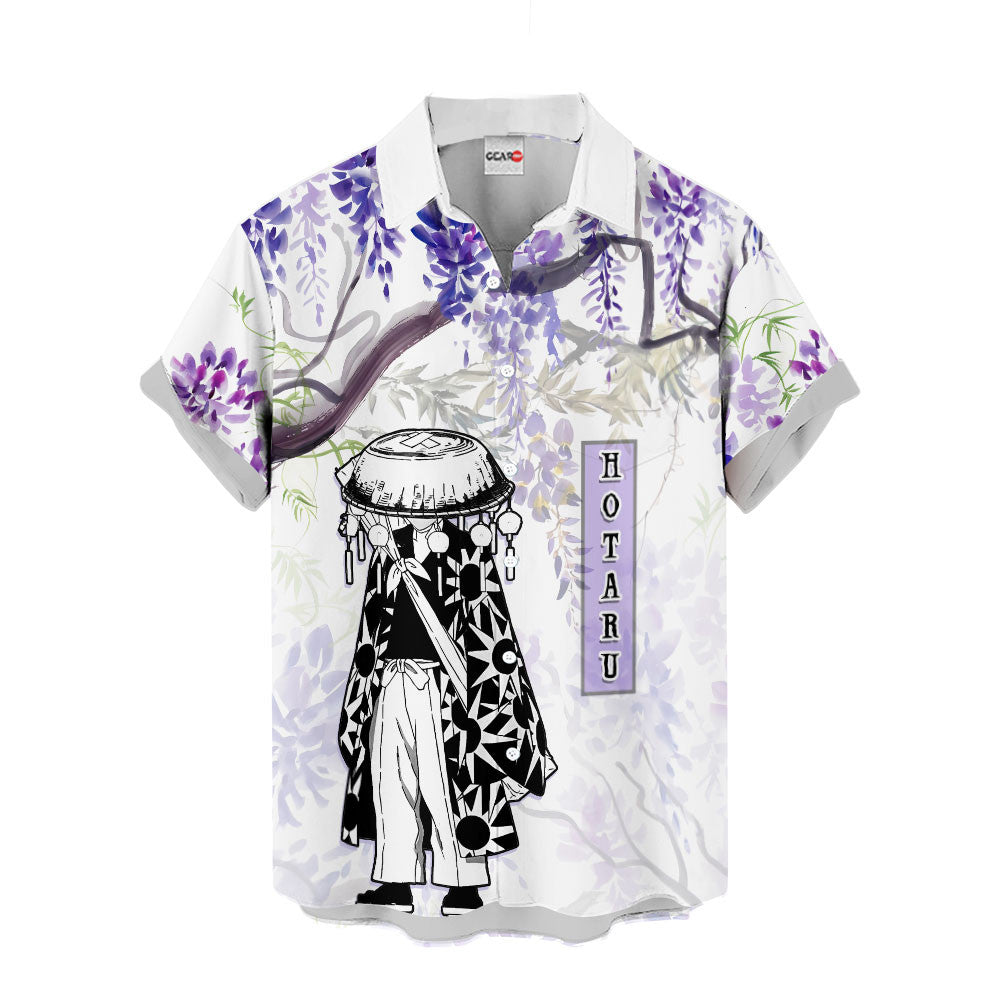 Hotaru Haganezuka Hawaiian Shirt - Wisteria Style