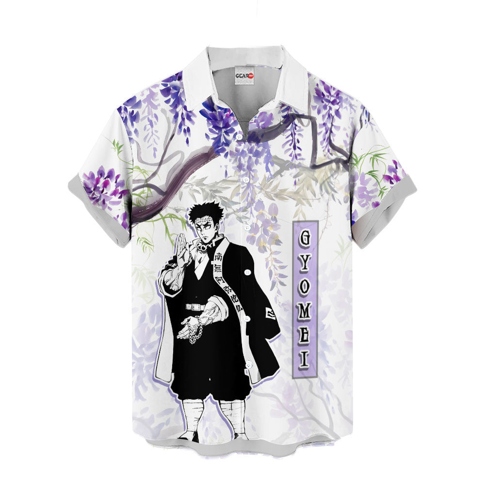 Gyomei Himejima Hawaiian Shirt - Wisteria Style