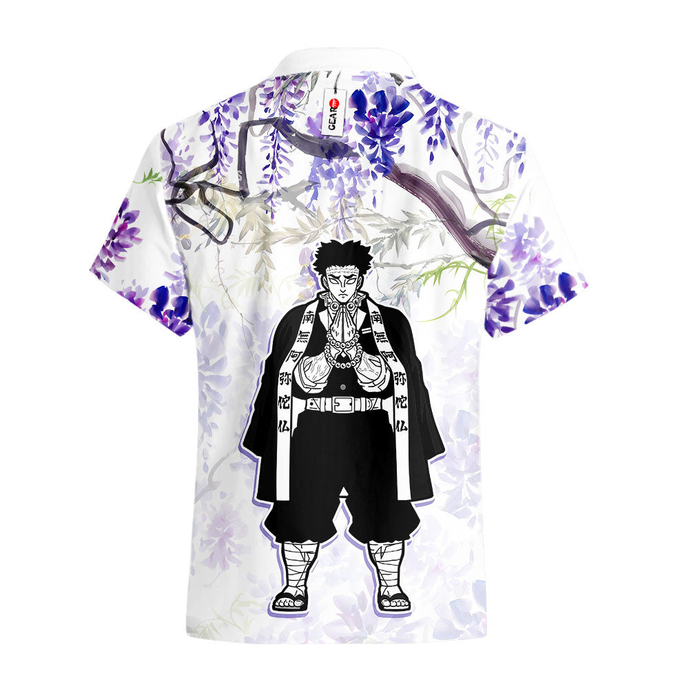 Gyomei Himejima Hawaiian Shirt - Wisteria Style