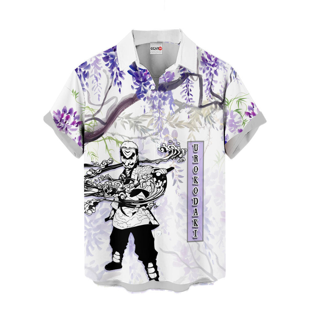 Sakonji Urokodaki Hawaiian Shirt - Wisteria Style