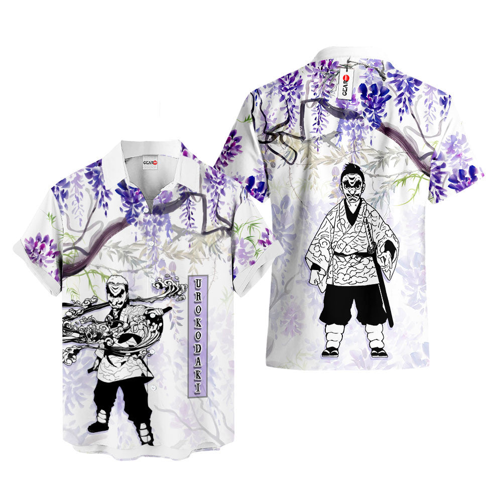 Sakonji Urokodaki Hawaiian Shirt - Wisteria Style
