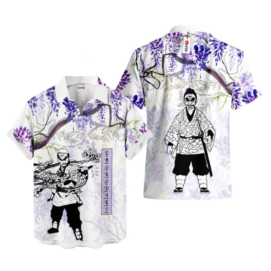 Sakonji Urokodaki Hawaiian Shirt - Wisteria Style