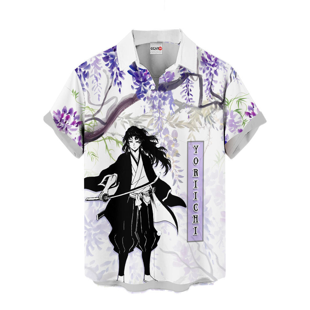 Yoriichi Tsugikuni Hawaiian Shirt - Wisteria Style