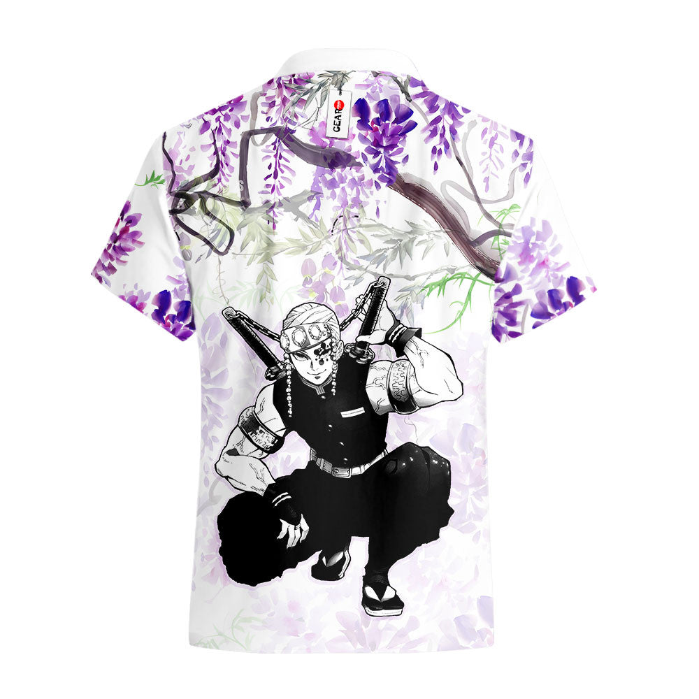 Tengen Uzui Hawaiian Shirt - Wisteria Style