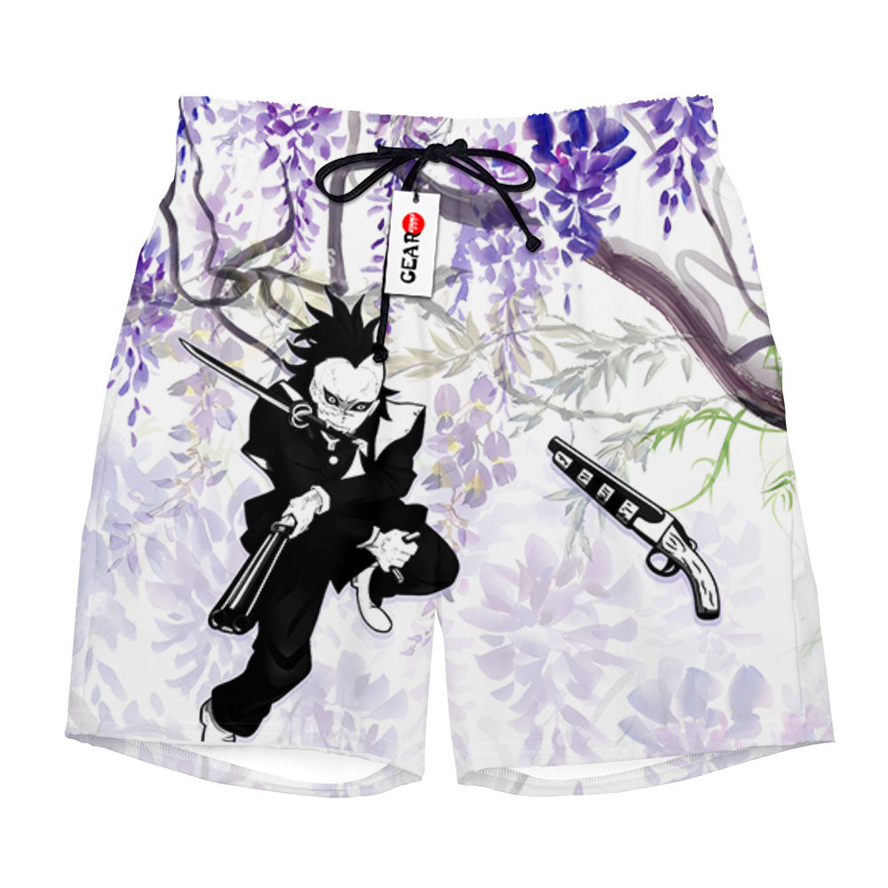 Genya Beach Shorts - Wisteria Style