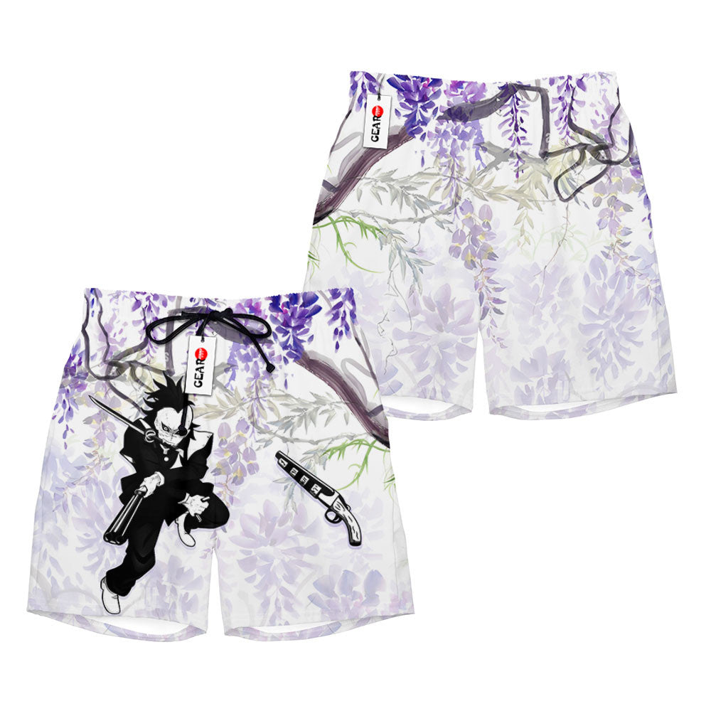 Genya Beach Shorts - Wisteria Style