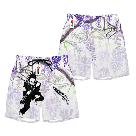 Genya Beach Shorts - Wisteria Style