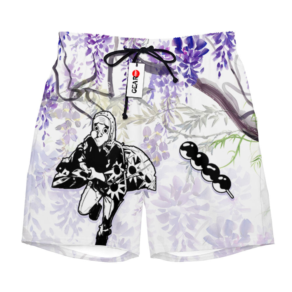 Hotaru Haganezuka Beach Shorts - Wisteria Style
