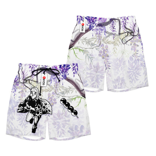 Hotaru Haganezuka Beach Shorts - Wisteria Style