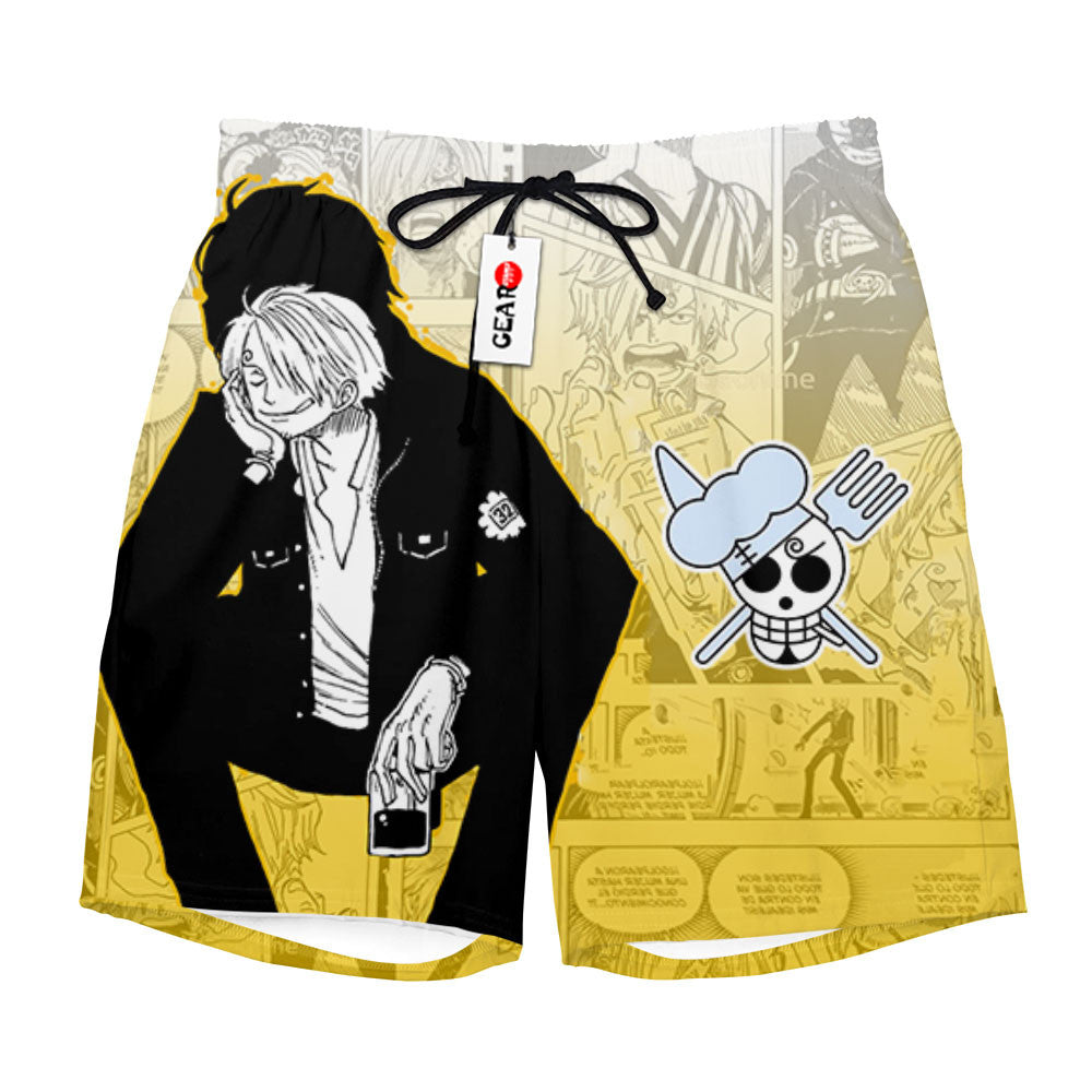 Sanji Beach Shorts Manga Edition
