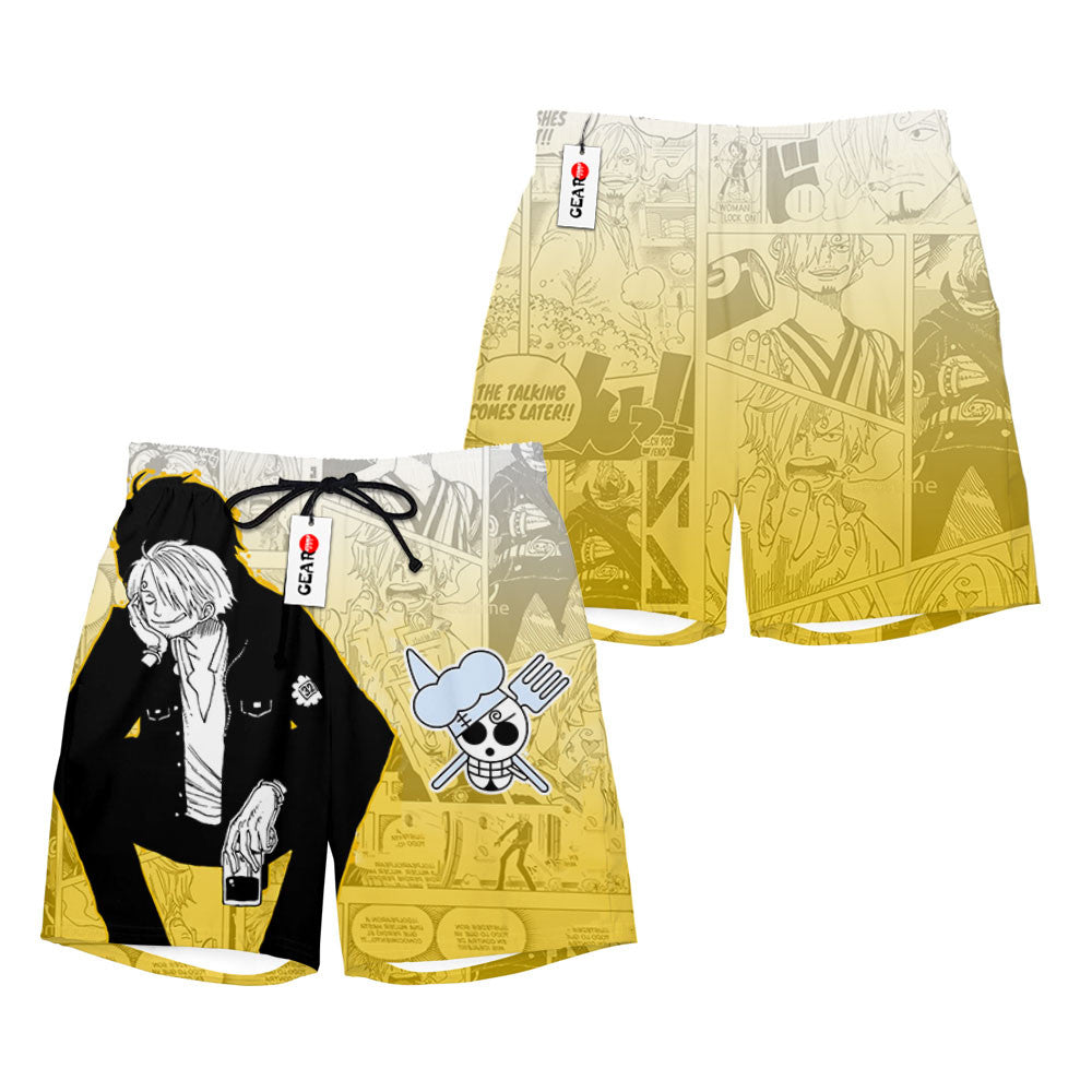 Sanji Beach Shorts Manga Edition